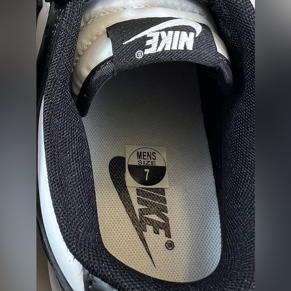 🆕 Nike Dunk Low Retro in White/White/Black Panda Men’s Size: 7 With Original Box - Picture 13 of 17